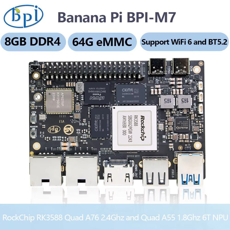 【Offre Spéciale】Carte de dével - Banana Pi Bpi M7 Rk3588 avis et prix