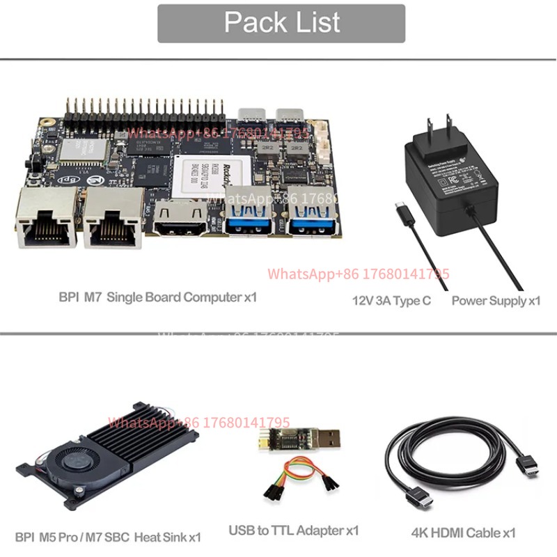 Ordinateur monocarte RK3588 SB - Banana Pi Bpi M7 Rk3588 avis et prix