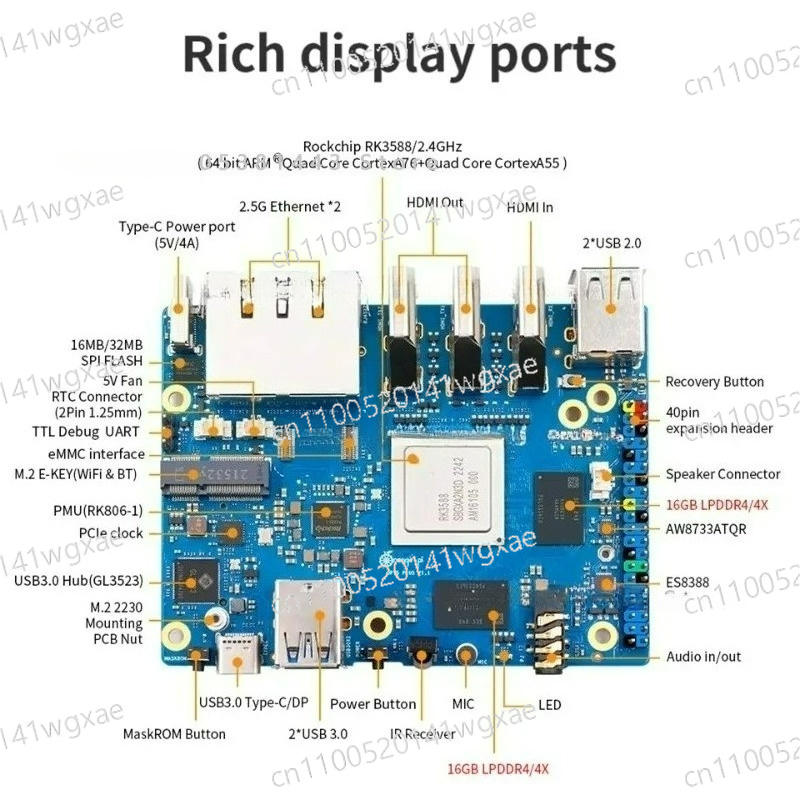 Orange Pi 5 Plus 32 Go de RAM  - Orange Pi 5 Plus 32Gb avis et prix