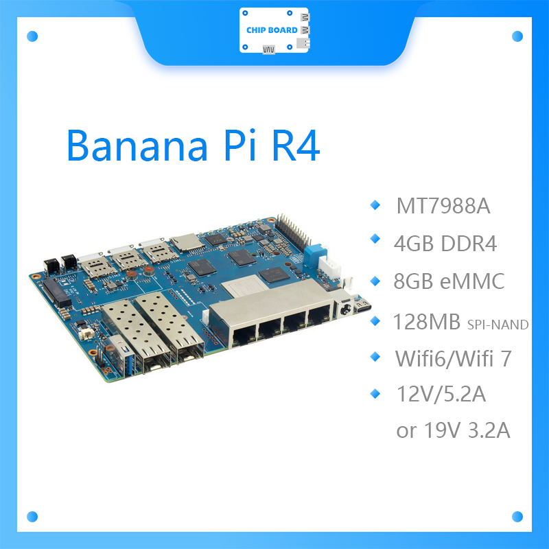 Carte Pi Gels BPI R4 Wifi 7 av - Bananapi Bpi R4 Wifi 7 avis et prix