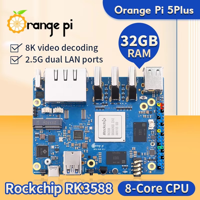 Carte mère DroMaRockchip RK358 - Orange Pi 5 Plus 32Gb avis et prix